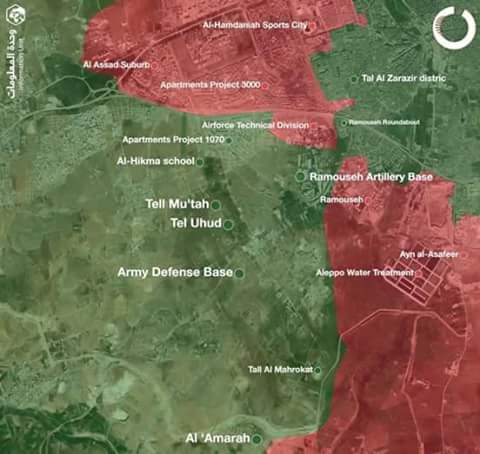 حلب التقاءالجيشين وفك الحصار