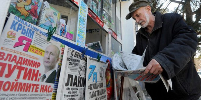 وسائل الاعلام الروسية والتصعيد ضد الغرب