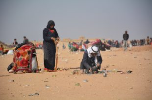 مفوضية الأمم المتحدة لشؤون اللاجئين تزور معبر رجم صليبي المحاصر من قبل PYD
