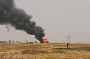 دير الزور استمرار اشتباكات داعش- النظام و التحالف يغير على حقول نفط